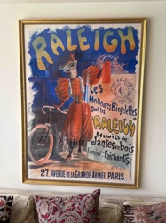 Raleigh Bicycle Advertising Poster