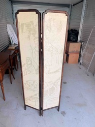 Two-Panel Oriental Folding Screen