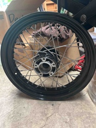 Motorcycle Spoked Wheel