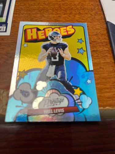 2023 Prestige Football 'Heroes' Will Levis Rookie Insert Trading Card