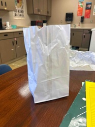 White Paper Lunch Bag