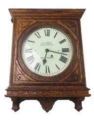 Seth Thomas "H. Morton, Oakland, Cal." Wall Clock