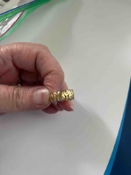 Alex Sepkus 'Amy's Flowers' Diamond and Gold Band Ring