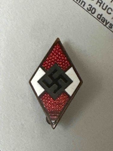 Hitler Youth (Hitlerjugend) Membership Pin
