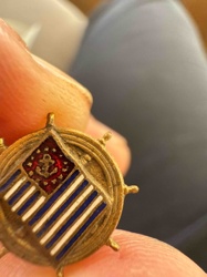 United States Power Squadrons Ensign Flag Pin