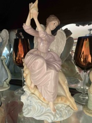 Lladro 'The Sound of the Sea' (Angel on Wave)