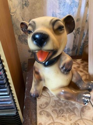 Vintage Goebel M.I. Hummel-style Dog Figurine or Bank