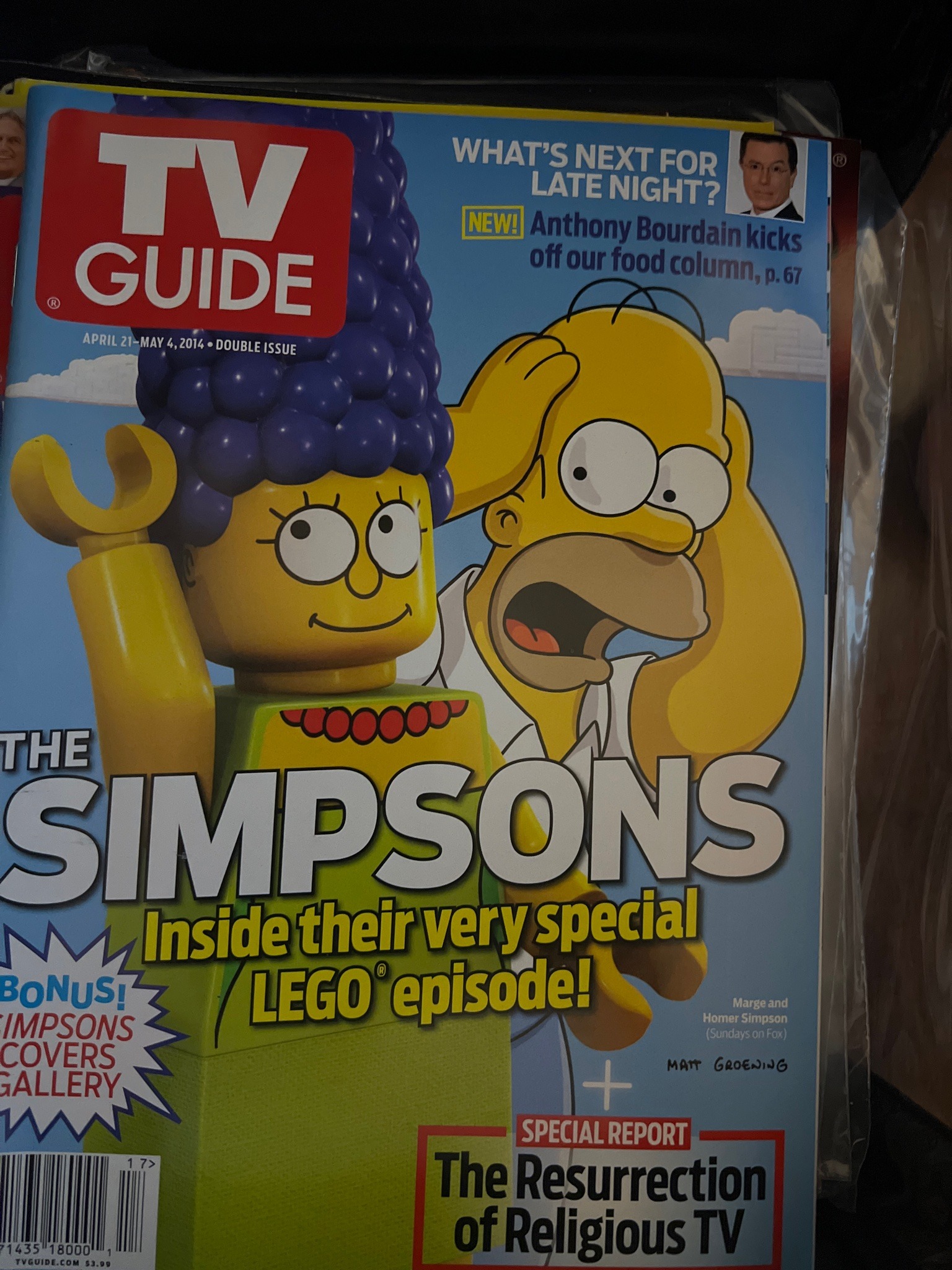 Submitted photo of TV Guide Magazine April 21-May 4, 2014 Double Issue