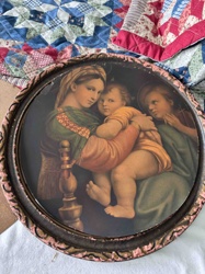 Framed 'Madonna della Seggiola' Print