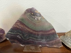 Banded Fluorite Slab