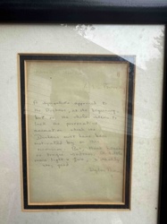 Signed Dylan Thomas Letter