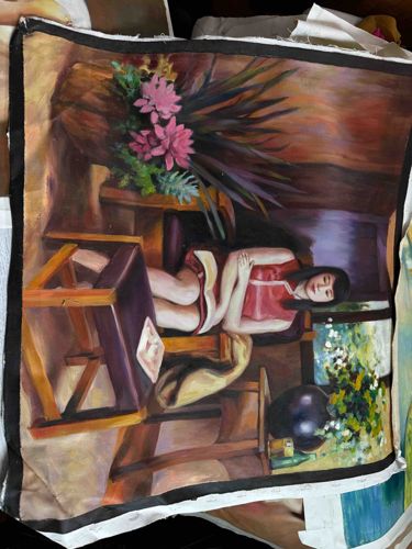 Contemporary Figurative Oil Painting on Canvas