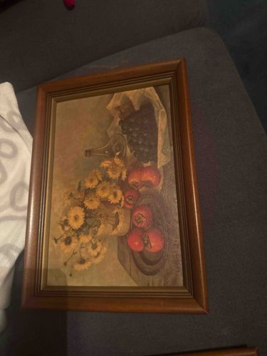 Vintage Framed Still Life Print