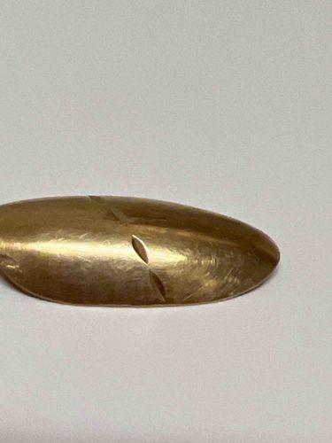 Brass Sand Dollar Pin/Brooch Element