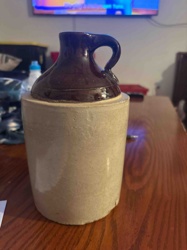Two-Tone Stoneware Jug
