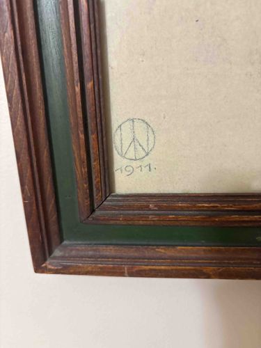Framed Artwork with "1911" Mark