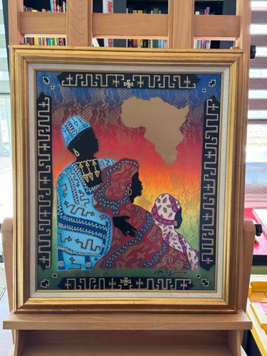 African-inspired Mixed Media Artwork