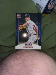 Ryan Hendrix 201X Panini USA Baseball Collegiate Trading Card