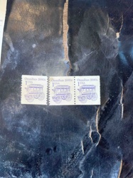 USA 'Omnibus 1880s' 1-Cent Postage Stamps (Strip of 3)