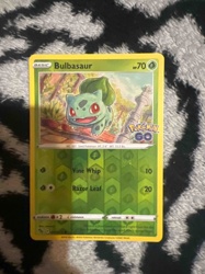 Bulbasaur Pokémon GO Trading Card