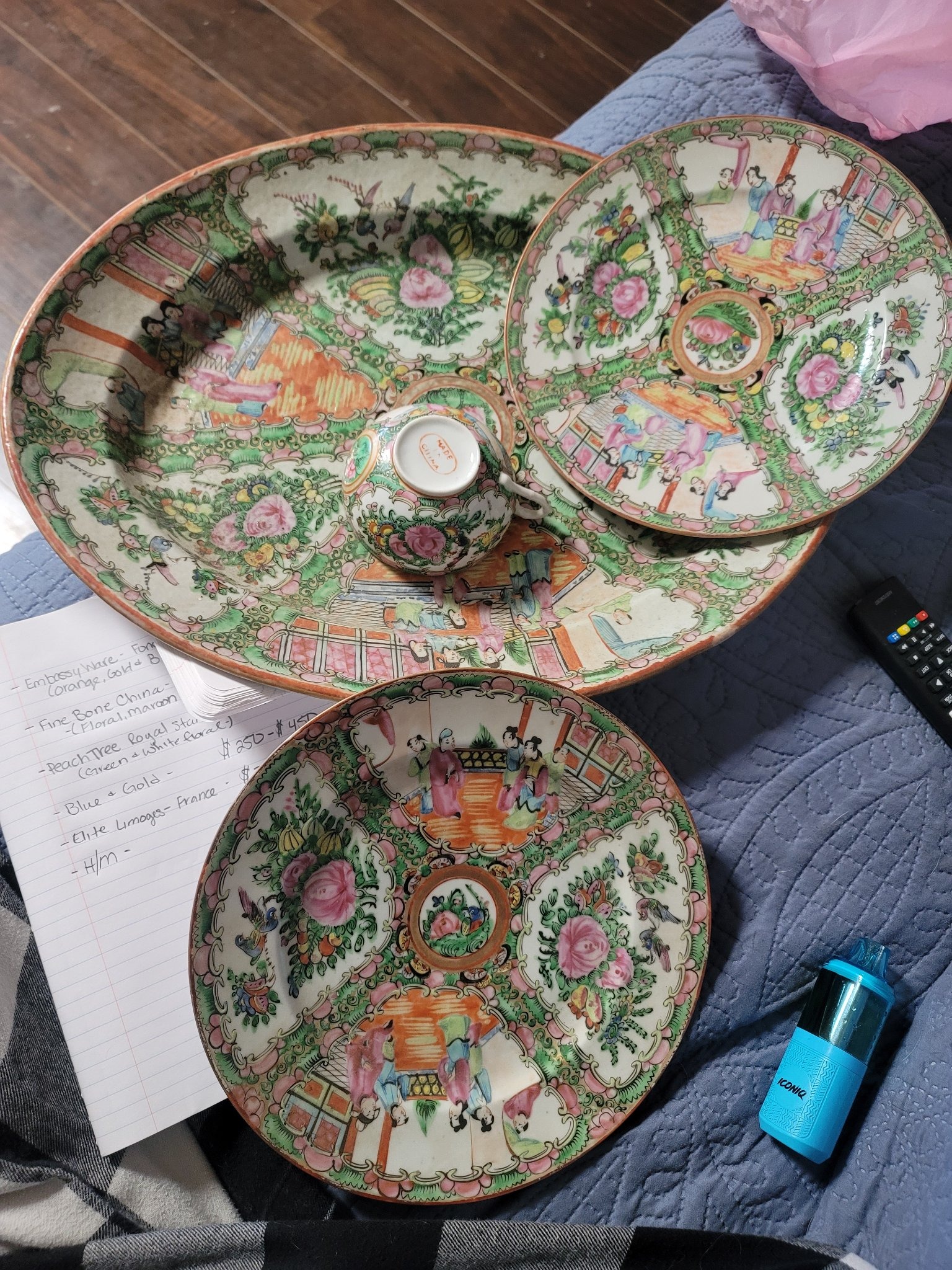 Submitted photo of Chinese Rose Medallion Porcelain Service Pieces (unauthenticated)