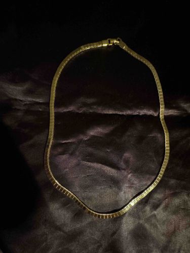 Gold-Tone Snake Chain Necklace