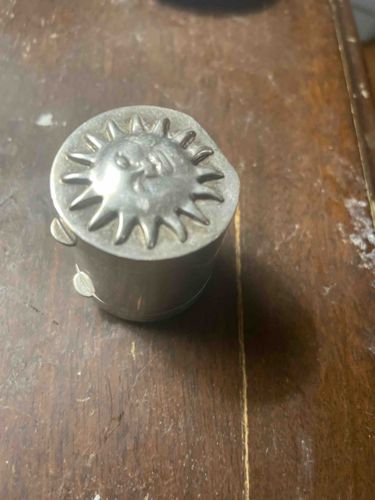 Tiffany Sterling Silver Sun Motif Pill Box