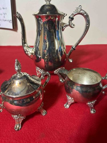 Vintage Silver-Plated Coffee and Tea Service Set