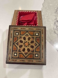 Damascene Marquetry Wooden Box