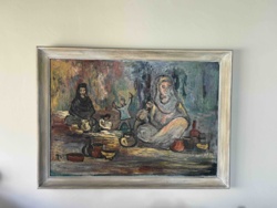 Figural Study Oil Painting