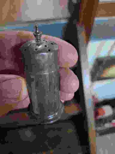 Vintage Silver-Toned Sugar Muffineer or Large Spice Shaker