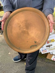 Circular Copper Platter