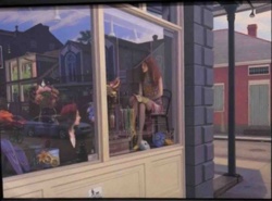 New Orleans Storefront with Reflections