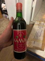Gamza Red Dry Wine Bottle