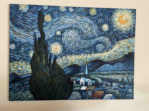 Reproduction Painting of 'The Starry Night'