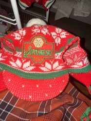 Vintage Santa Bear 1992 Christmas Sweater for Teddy Bear