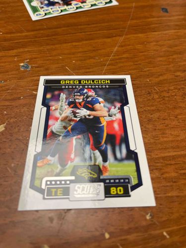 Greg Dulcich 2022 Score Football Card