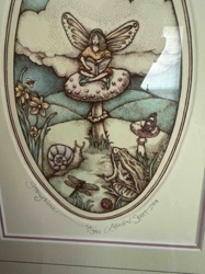 Storytime Fairy and Woodland Creatures Print by Alice V. Scott