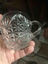 Pressed Glass Teacup or Punch Cup