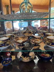 Gilded Cobalt Blue Tea/Coffee Service