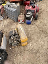 Assorted Used Air Compressors and Tools