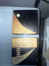 Abstract Figurative Mini Canvases (Set of 2)