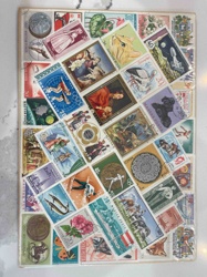 Hungarian Postage Stamp Collage Wall Art