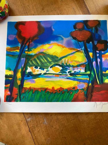 Landscape Lithograph (Signed and Numbered)