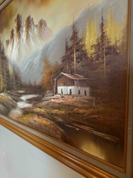 Mountain Landscape Oil Painting