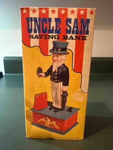 Uncle Sam Saving Bank Box