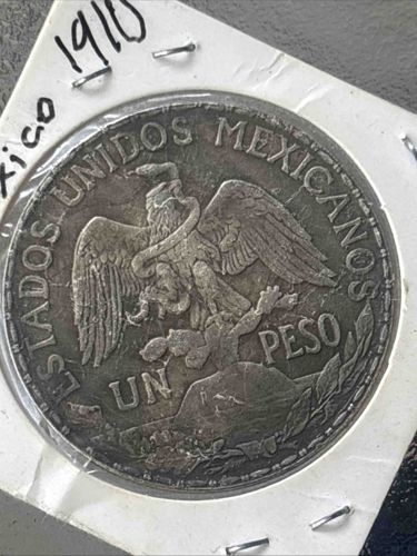 Mexican 1910 Un Peso Coin