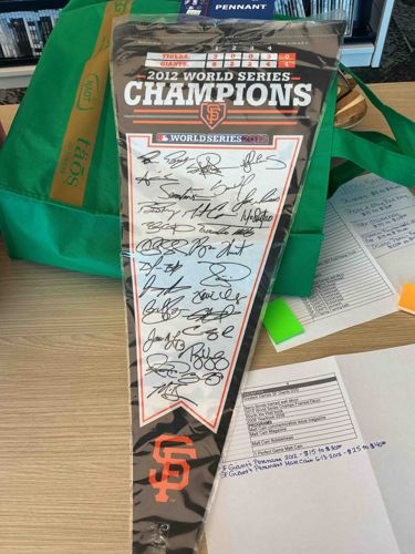 San Francisco Giants 2012 World Series Champions Autographed Pennant