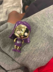 Funko Pop! Minis / Paka Paka Doll - Purple-Haired Character with Golden Face