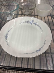 Mikasa 'Intaglio' Blue Floral Rim Soup Bowl